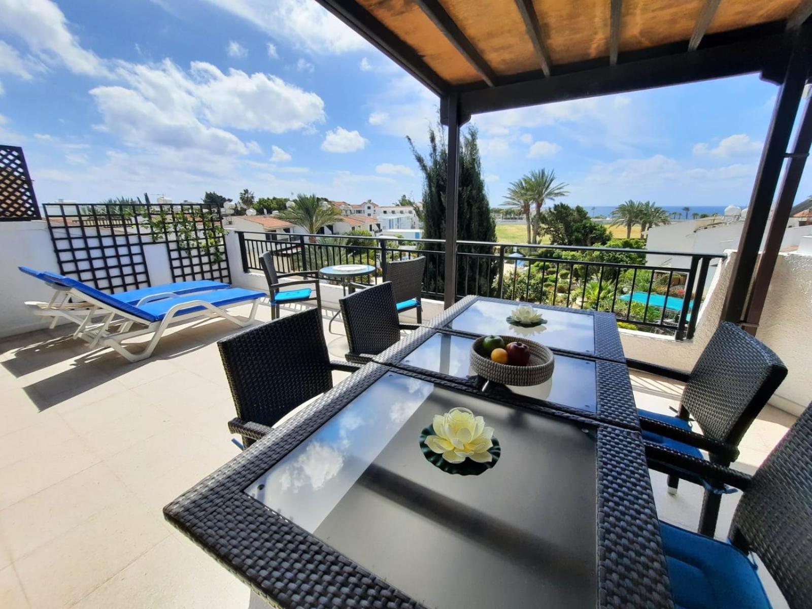 Kato Sea View With Pool Appartement Paphos